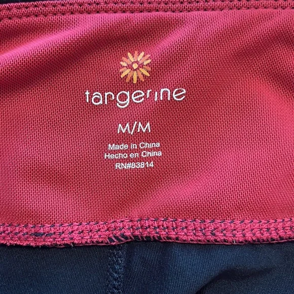 Nice Black and Pink Tangerine Athletic Capri Pants - Picture 6 of 7